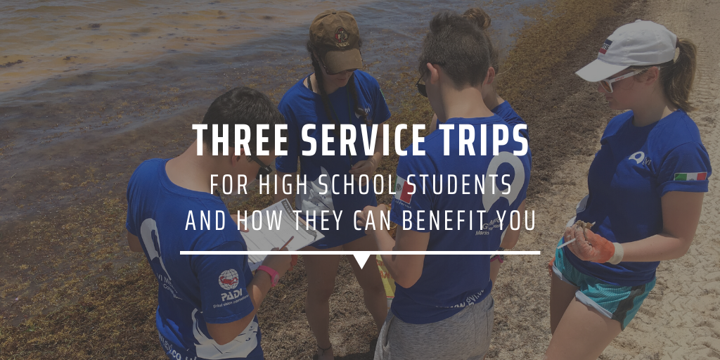 spring break service trips for high school students